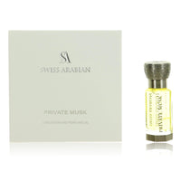 Private Musk by Swiss Arabian, 0.4 oz Perfume Oil for Unisex